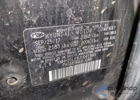 2018 Hyundai Elantra Gt z USA, uszkodzony, nr VIN KMHH35LE9JU041943